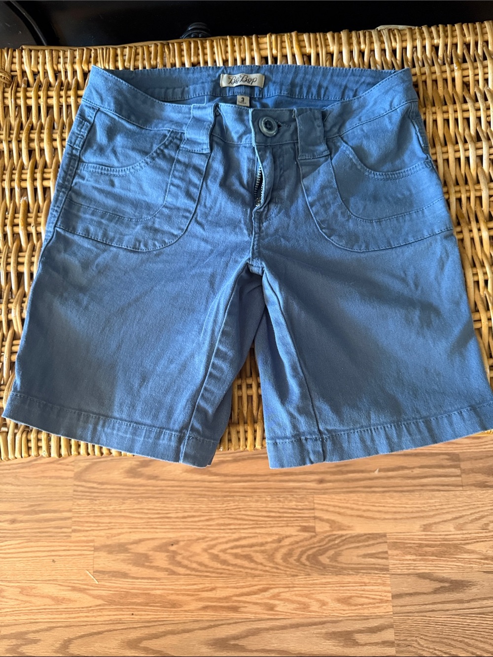 BeBop Sky Blue Women's Bermuda Shorts